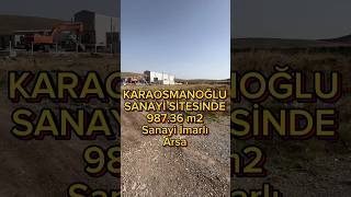 Akhisar Karaosmanoğlu Sanayi Sitesinde 987 m2 Arsa [upl. by Nelyaw]