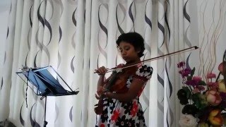 Samadhi Wijeyawardena  Violin Cover  Chuti Kurullani [upl. by Mccutcheon]