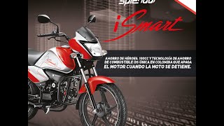 Hero Splendor iSmart  Especificaciones [upl. by Ahsirtap]