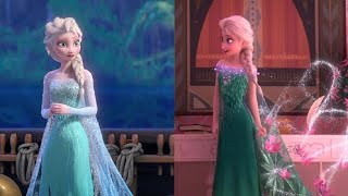 Elsa dress transformation [upl. by Ahsinert952]