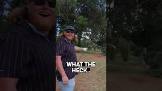 Massive Tree Branch Falls During Golf Shot 😂 [upl. by Karr]