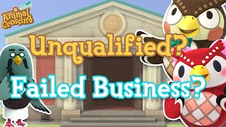 The Struggles of Blathers and Brewster  Animal Crossing Lore [upl. by Islehc]