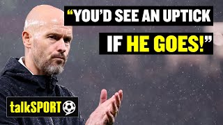 😮Jermaine Pennant BELIEVES If Ten Hag Leaves Things Will IMPROVE At Manchester United 😬  talkSPORT [upl. by Akived]