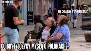 Co NAPRAWDĘ BRYTYJCZYCY myślą o POLAKACH Trudne pytania do osób z Anglii polacywuk [upl. by Erme87]