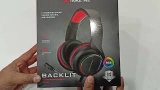 Unboxing Headphones 🎧Xtrike Me GH903 RGBGaming [upl. by Idnis]