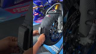 Installed tyre warmer 1 hour before race capit tyrewarmer [upl. by Chancellor703]