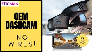 Installing an OEM style Dashcam on my Jaguar EPace  FITCAMX  4K  No Wires  Perfect Fit [upl. by Elenahc506]