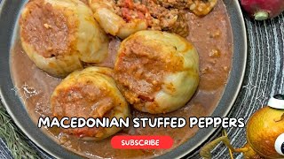 Flavorful Macedonian Stuffed Peppers  Perfect for Any Occasion [upl. by Essej]