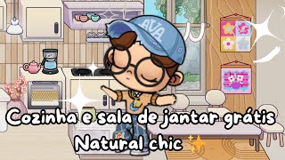 Cozinha e sala de jantar grátis Natural chic house maker ✨🧸 Pazu avatar world [upl. by Gean487]