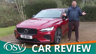 Volvo V60 Recharge T6 PHEV Review 2022  Why go hybrid with this premium estate [upl. by Assirrec]