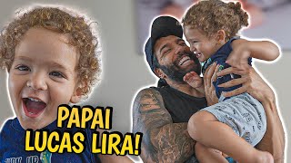 O NOAH APRENDEU A FALAR quotPAPAI LUCAS LIRAquot 😍❤️ [upl. by Ileak114]