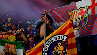 FC BARCELONA FANS  ULTRAS  BOIXOS NOIS  SPAIN [upl. by Noitna]