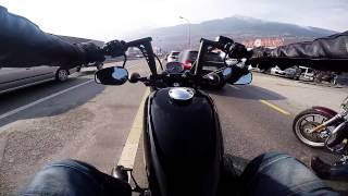 Harley Davidson 48 gopro on chest [upl. by Hamachi123]