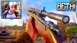 Call of Duty WW2 BETA GAMEPLAY LIVE  PLAYING EARLY COD WORLD WAR 2 MULTIPLAYER [upl. by Ettebab275]