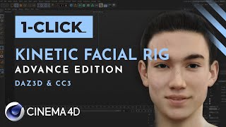 Kinetic Facial Rig  Cinema 4D Auto Rigger [upl. by Ybeloc]