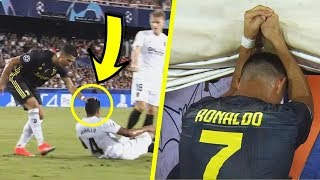 What Cristiano Ronaldo Did BEFORE and AFTER the Red Card  😱 [upl. by Gorga]