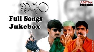 Khadgam Telugu Movie Full Songs  Jukebox  Ravi TejaSrikanth Sonali Bindhre [upl. by Esiuolyram]