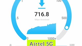 Airtel 5G Internet Speed Test by Open Speed Test [upl. by Oralla]