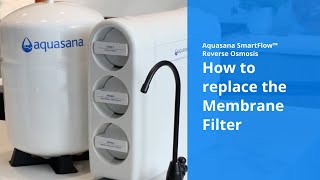 How to replace the SmartFlow Reverse Osmosis Membrane Filter [upl. by Vina322]