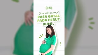 Cara mengurangi rasa gatal pada perut bumil‼️ [upl. by Nywra]