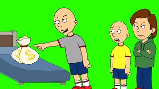 Classic Caillou Hides His Parents Cash In Caillou’s Bedroom Grounded Requested ByhoganBoudreau2 [upl. by Naujak]