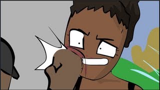 Bus Driver Uppercuts Girl Cartoon Spoof [upl. by Franckot]