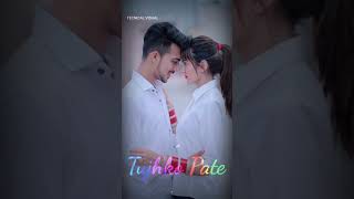 Sato Janam tujhko paate Gori tere nainon mein ham bus jaate WhatsApp new status ❤️🌺 tecnical Vishal [upl. by Udele]