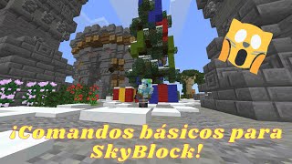 FallenTech  ¡Comandos BÁSICOS para comenzar en SKYBLOCK  JosesinCL [upl. by Ame]