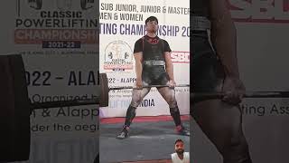 Power lifting powerlifting powerliftingindia motivation powerliftingworkout shorts [upl. by Nauht]