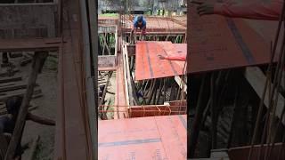 slab shuttering workconstruction prasanjit 5shortsviral shortsvideo shorts [upl. by Ilahtan]