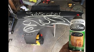 How to chalk board paint using Rustoleum  DIY Painting [upl. by Magen]