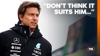 Toto Wolff opens up on what life without Lewis Hamilton will be like 👀🏎️  Aus GP 🏁  Fox Motorsport [upl. by Sheff]