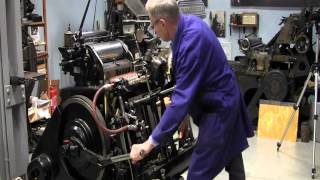 Heidelberg Platen Press in use [upl. by Gudren]