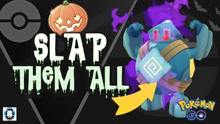 Shadow Golett SLAPS the meta in the Marill Cup  Halloween Little Cup Pokémon GO [upl. by Phia]