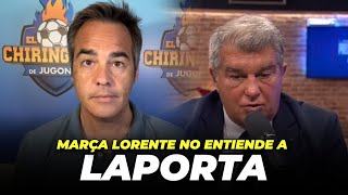 😡 BRUTAL ENFADO DE MARÇAL LORENTE CON LAPORTA [upl. by Aneala548]