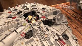 LEGO Millennium Falcon 75192 vs Lepin Millennium Falcon [upl. by Taimi]