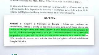 A partir del 29 de mayo se aplicarán descuentos en las planillas de luz [upl. by Dauf]