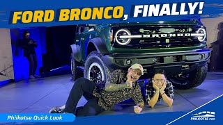 The Wait is Over The FORD BRONCO Has FINALLY ARRIVED  Philkotse Quick Look [upl. by Hait]