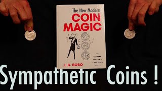 Sympathetic coins By Korts Fourth From JBBoBo Modern Coin Magic [upl. by Garland]