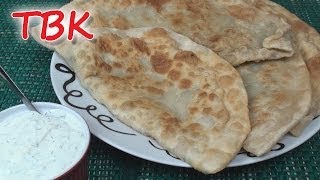 Afghan Bolani Recipe with Yoghurt Dip  Titlis Busy Kitchen [upl. by Assener]