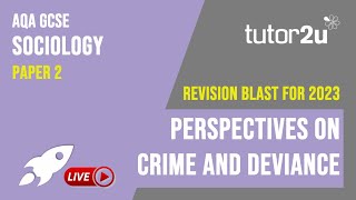 Quick Revise  Perspectives on Crime and Deviance  GCSE Sociology Revision Blast [upl. by Dawson]