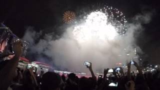 GoPro 2016 New Years Fireworks in Singapore [upl. by Maharg]