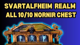 All 10 Svartalfheim Nornir Chest Location and Solution  God of War Ragnarok [upl. by Seravaj]