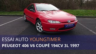 TEST YOUNGTIMER  PEUGEOT 406 COUPÉ 30 V6 1997 [upl. by Eelrihs646]