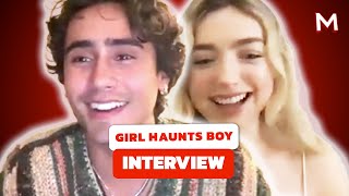 Peyton List amp Michael Cimino on Their Characters Romance in Girl Haunts Boy and How to Play a Ghost [upl. by Resee575]