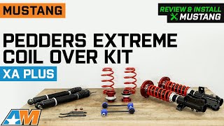 20052014 Mustang Pedders eXtreme XA CoilOver Plus Kit Review amp Install [upl. by Wales]