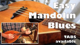 Easy Mandolin Blues in G TABS available [upl. by Silrac]