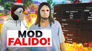 FALOU MERDA E FOI COBRADO COM MOD MENU NO GTA ANTIRP [upl. by Asilanna]