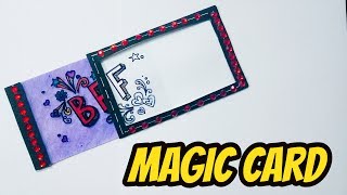 how to make cards for friends \handmade card for friendship day \ diy magic card for friendship day [upl. by Yderf107]