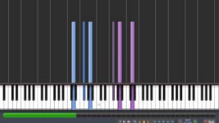 Bach  quotWellTempered Clavierquot BWV 850  Prelude and Fugue Synthesia Piano Tutorial [upl. by Bluhm]